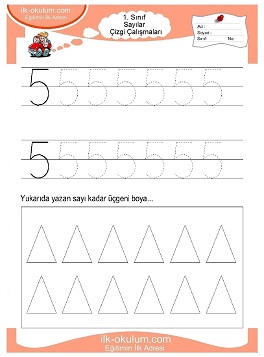 Çocuklar İçin Çizgi Çalışma Sayfaları 